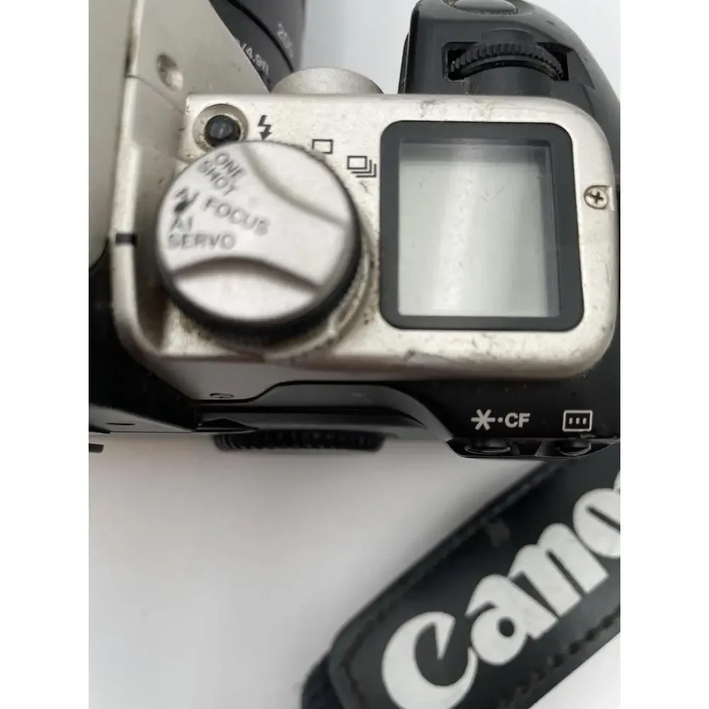 Canon EOS ELAN II E Eye Control 35MM SLR Camera With Canon 75-300 Zoom Lens